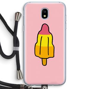 CaseCompany Raketijsje: Samsung Galaxy J5 (2017) Transparant Hoesje met koord