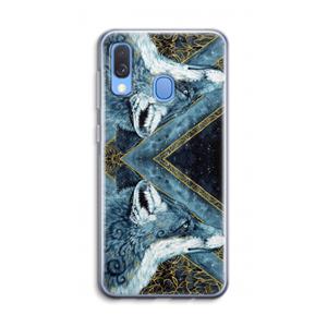 CaseCompany Golden Fox: Samsung Galaxy A40 Transparant Hoesje