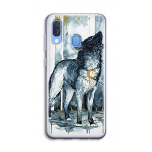 CaseCompany Bleeding Soul: Samsung Galaxy A40 Transparant Hoesje