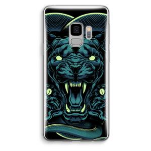 CaseCompany Cougar and Vipers: Samsung Galaxy S9 Transparant Hoesje