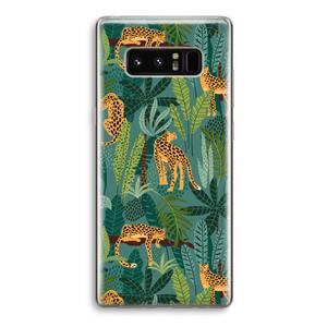 CaseCompany Luipaard 2: Samsung Galaxy Note 8 Transparant Hoesje