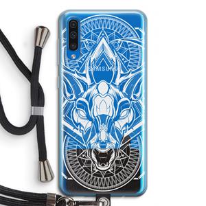 CaseCompany Oh Deer: Samsung Galaxy A50 Transparant Hoesje met koord