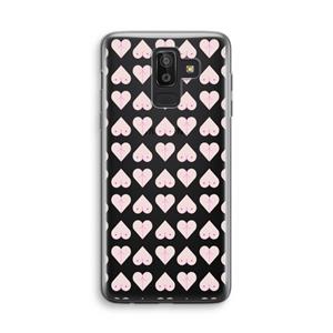 CaseCompany Ass 'n Titties: Samsung Galaxy J8 (2018) Transparant Hoesje