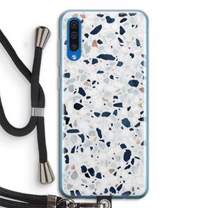 CaseCompany Terrazzo N°1: Samsung Galaxy A50 Transparant Hoesje met koord