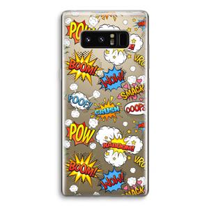 CaseCompany Pow Smack: Samsung Galaxy Note 8 Transparant Hoesje