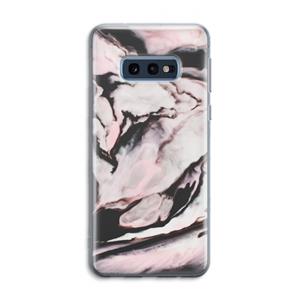 CaseCompany Roze stroom: Samsung Galaxy S10e Transparant Hoesje