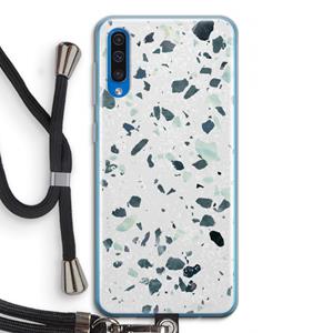 CaseCompany Terrazzo N°2: Samsung Galaxy A50 Transparant Hoesje met koord