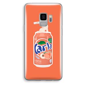 CaseCompany S(peach)less: Samsung Galaxy S9 Transparant Hoesje