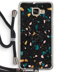 CaseCompany Terrazzo N°10: Samsung Galaxy A5 (2016) Transparant Hoesje met koord