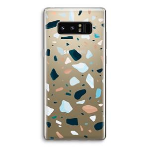CaseCompany Terrazzo N°13: Samsung Galaxy Note 8 Transparant Hoesje