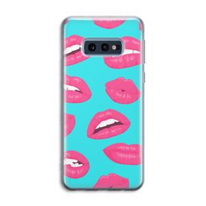 CaseCompany Bite my lip: Samsung Galaxy S10e Transparant Hoesje