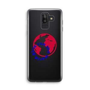 CaseCompany Run The World: Samsung Galaxy J8 (2018) Transparant Hoesje