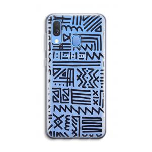 CaseCompany Marrakech print: Samsung Galaxy A40 Transparant Hoesje