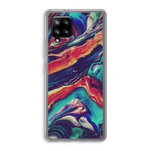 CaseCompany Chameleon Sun: Samsung Galaxy A42 5G Transparant Hoesje