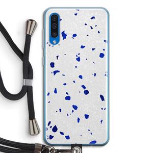 CaseCompany Terrazzo N°5: Samsung Galaxy A50 Transparant Hoesje met koord