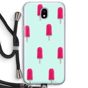 CaseCompany Waterijsje: Samsung Galaxy J5 (2017) Transparant Hoesje met koord