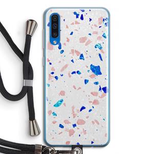 CaseCompany Terrazzo N°6: Samsung Galaxy A50 Transparant Hoesje met koord