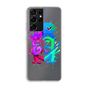 CaseCompany Dream: Samsung Galaxy S21 Ultra Transparant Hoesje