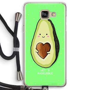 CaseCompany Avocuddle: Samsung Galaxy A5 (2016) Transparant Hoesje met koord