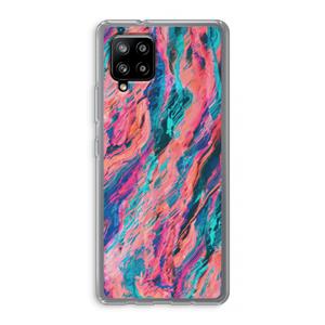 CaseCompany Electric Times: Samsung Galaxy A42 5G Transparant Hoesje
