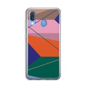 CaseCompany Gestalte 1: Samsung Galaxy A40 Transparant Hoesje