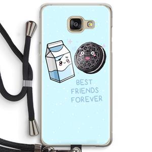 CaseCompany Best Friend Forever: Samsung Galaxy A5 (2016) Transparant Hoesje met koord