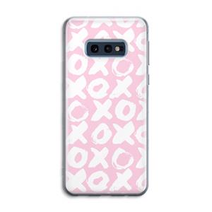 CaseCompany XOXO: Samsung Galaxy S10e Transparant Hoesje