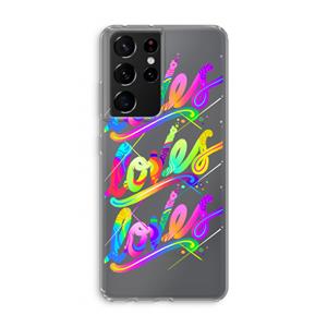 CaseCompany Loves: Samsung Galaxy S21 Ultra Transparant Hoesje