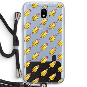 CaseCompany Waterijsjes: Samsung Galaxy J5 (2017) Transparant Hoesje met koord