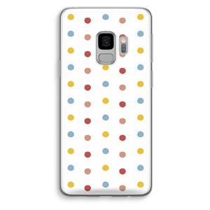 CaseCompany Bollen: Samsung Galaxy S9 Transparant Hoesje