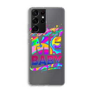 CaseCompany Touch Me: Samsung Galaxy S21 Ultra Transparant Hoesje
