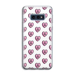 CaseCompany GIRL POWER: Samsung Galaxy S10e Transparant Hoesje