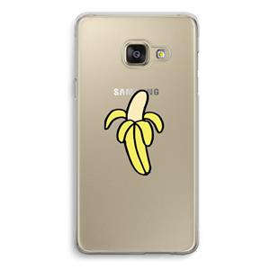 CaseCompany Banana: Samsung A3 (2017) Transparant Hoesje