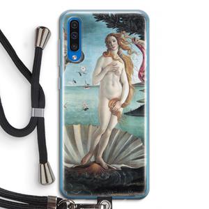 CaseCompany Birth Of Venus: Samsung Galaxy A50 Transparant Hoesje met koord