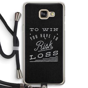 CaseCompany Risk loss: Samsung Galaxy A5 (2016) Transparant Hoesje met koord