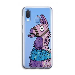 CaseCompany Lama: Samsung Galaxy A40 Transparant Hoesje