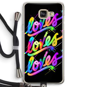 CaseCompany Loves: Samsung Galaxy A5 (2016) Transparant Hoesje met koord