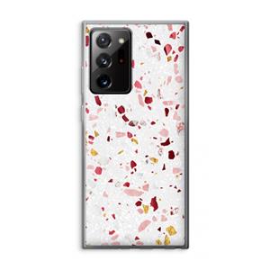 CaseCompany Terrazzo N°9: Samsung Galaxy Note 20 Ultra / Note 20 Ultra 5G Transparant Hoesje