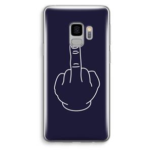 CaseCompany F**k U: Samsung Galaxy S9 Transparant Hoesje