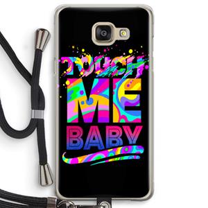 CaseCompany Touch Me: Samsung Galaxy A5 (2016) Transparant Hoesje met koord