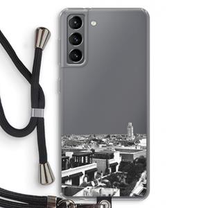 CaseCompany Marrakech Skyline : Samsung Galaxy S21 Transparant Hoesje met koord