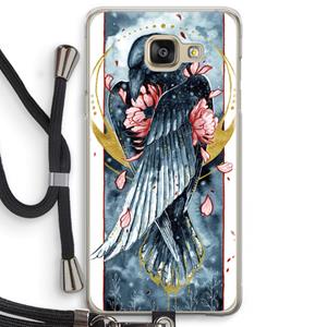 CaseCompany Golden Raven: Samsung Galaxy A5 (2016) Transparant Hoesje met koord