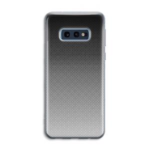 CaseCompany Musketon Halftone: Samsung Galaxy S10e Transparant Hoesje