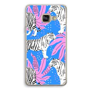 CaseCompany Tijger: Samsung A3 (2017) Transparant Hoesje