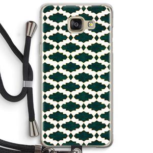 CaseCompany Moroccan tiles: Samsung Galaxy A5 (2016) Transparant Hoesje met koord