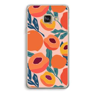 CaseCompany Perzik: Samsung A3 (2017) Transparant Hoesje