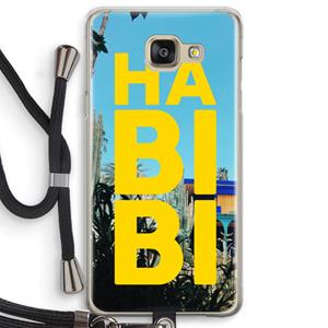 CaseCompany Habibi Majorelle : Samsung Galaxy A5 (2016) Transparant Hoesje met koord