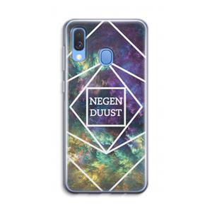 CaseCompany Negenduust ruimte: Samsung Galaxy A40 Transparant Hoesje