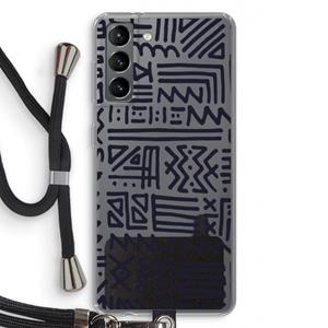 CaseCompany Marrakech print: Samsung Galaxy S21 Transparant Hoesje met koord