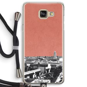 CaseCompany Marrakech Skyline : Samsung Galaxy A5 (2016) Transparant Hoesje met koord